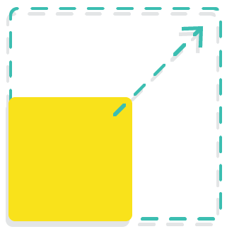Icon of a scale for application scaling
