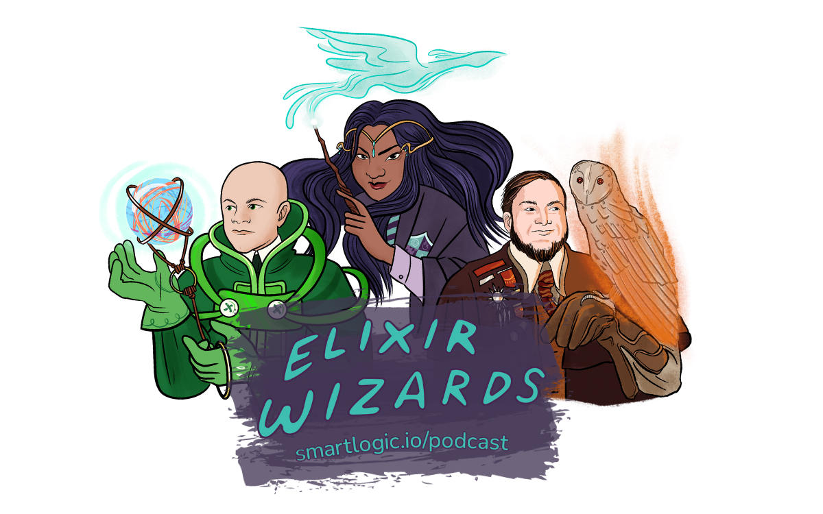 An image of avatars for the hosts of the podcast